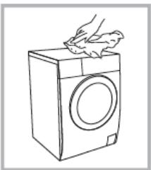 BRANDT WFB124QW - Nettoyage de l'extérieur du lave-linge - 1