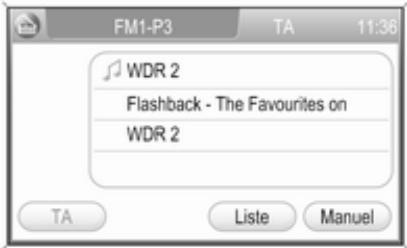 OPEL Zafira B (2008-2014) - Infotainment System - Activer la radio - 1