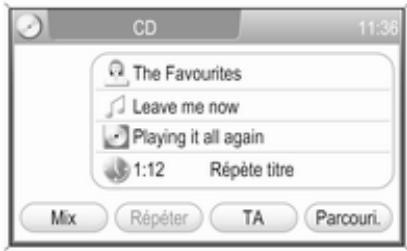 OPEL Zafira B (2008-2014) - Infotainment System - Mode répétition - 1
