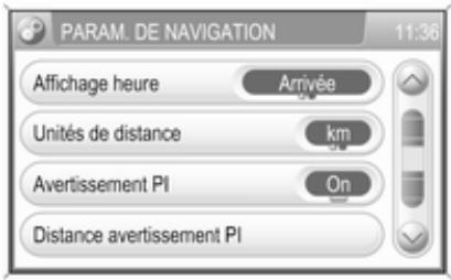 OPEL Zafira B (2008-2014) - Infotainment System - Configurer le système de navigation - 2