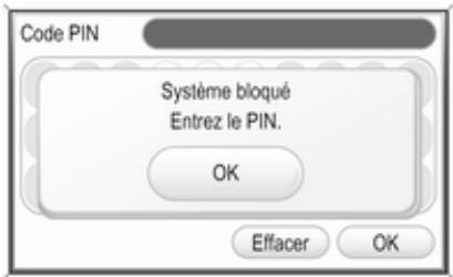 OPEL Zafira B (2008-2014) - Infotainment System - Déverrouillage de l'Infotainment System - 1