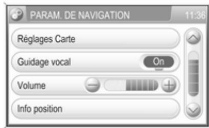 OPEL Zafira B (2008-2014) - Infotainment System - Configurer le système de navigation - 1