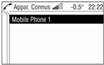 OPEL Zafira B (2008-2014) - Infotainment System - Supprimer la liaison - 1