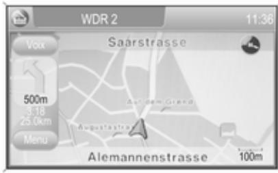 OPEL Zafira B (2008-2014) - Infotainment System - Bouton MAP et vue de carte - 1