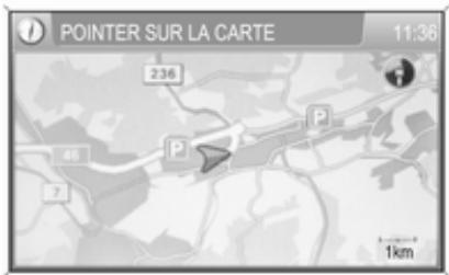 OPEL Zafira B (2008-2014) - Infotainment System - Sélection d'une destination sur la carte - 2