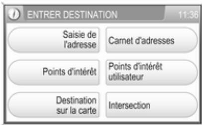 OPEL Zafira B (2008-2014) - Infotainment System - Utilisation du carnet d'adresses - 1