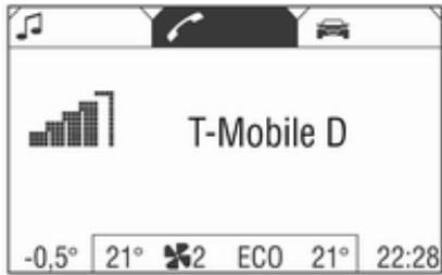 OPEL Zafira B (2008-2014) - Infotainment System - Etablissement de la liaison - 1