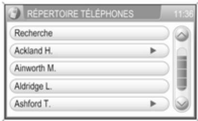 OPEL Zafira B (2008-2014) - Infotainment System - Faire un appel téléphonique - 1