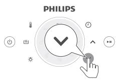 PHILIPS NA231 - Branchez la fiche sur la prise murale. - 2