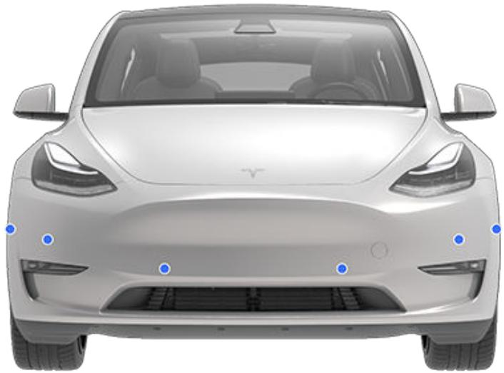TESLA Model Y (2020-2024) - Fonctionnement de l'Assistance au stationnement - 2