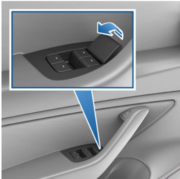 TESLA Model Y (2020-2024) - Ouverture des portes à partir de l'intérieur - 2