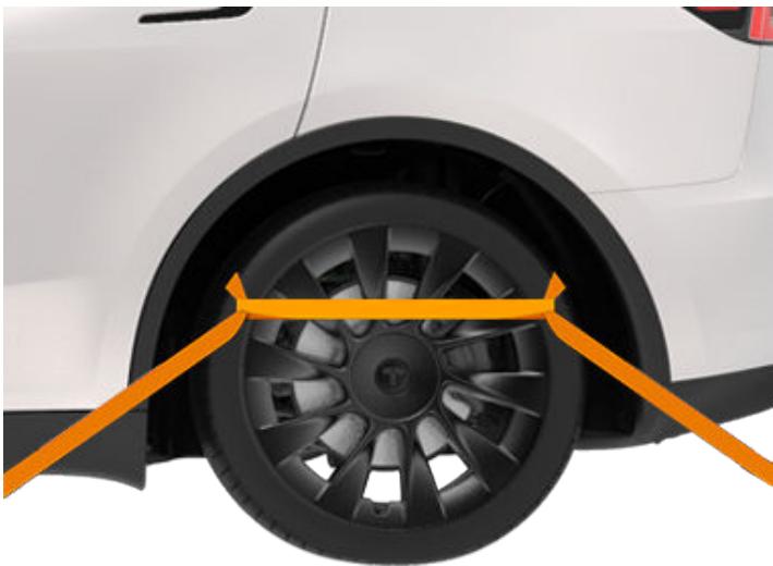 TESLA Model Y (2020-2024) - Sécuriser les pneus - 1