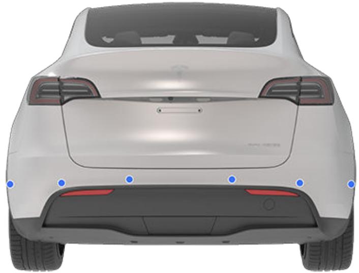 TESLA Model Y (2020-2024) - Fonctionnement de l'Assistance au stationnement - 3
