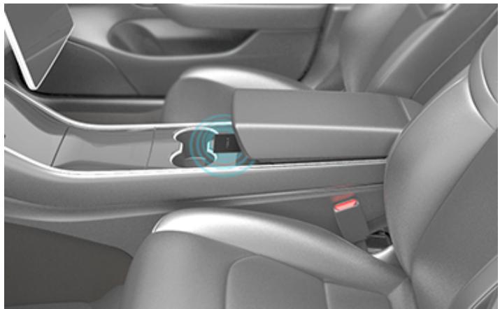 TESLA Model Y (2020-2024) - Carte-clé - 2