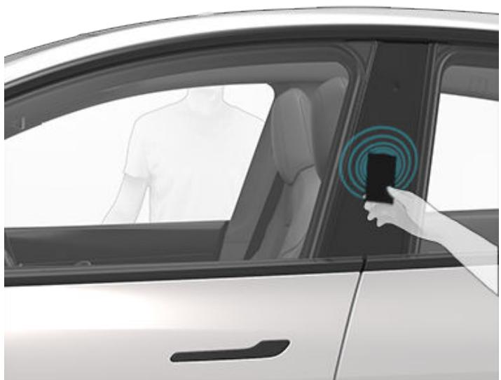 TESLA Model Y (2020-2024) - Carte-clé - 1