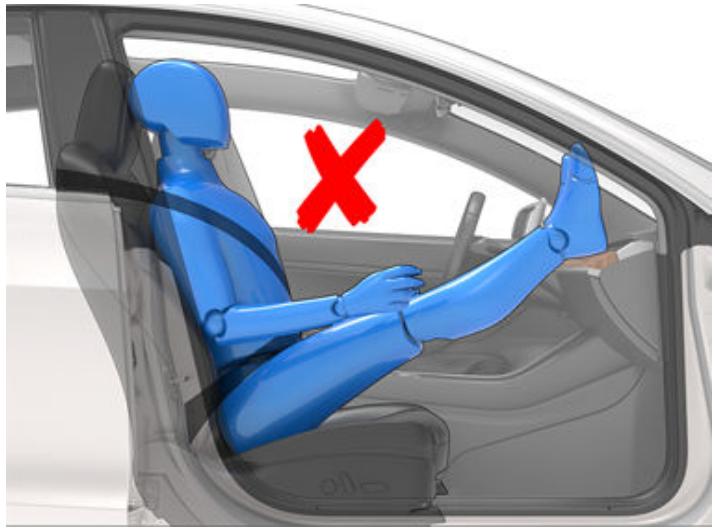 TESLA Model Y (2020-2024) - Exemples de bonnes et demauvaises positions assises - 2