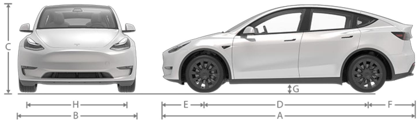 TESLA Model Y (2020-2024) - Barres de"Toit - 1