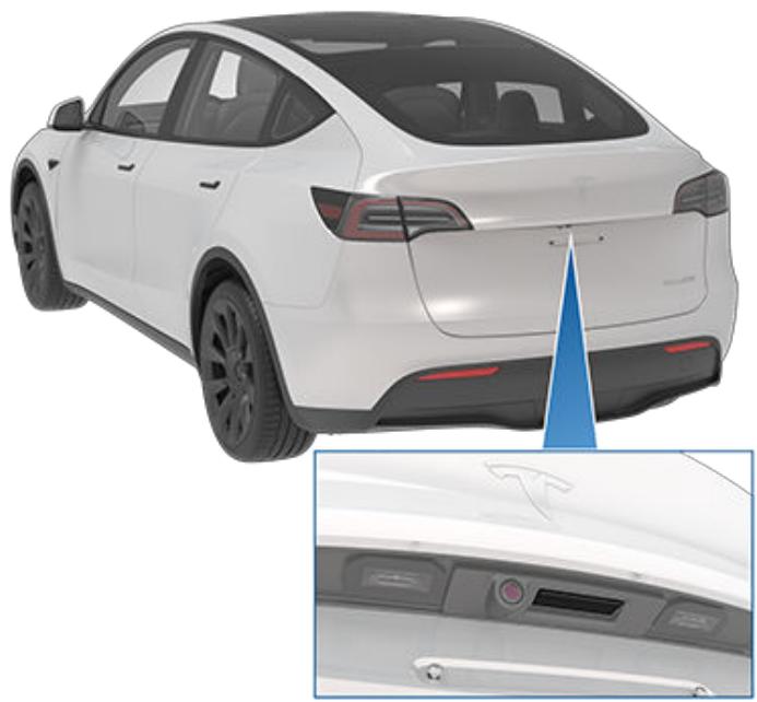 TESLA Model Y (2020-2024) - Emplacement de laamera - 1