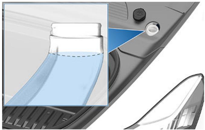 TESLA Model Y (2020-2024) - Faire l'appoint de liquide lave-glace - 1
