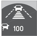 VOLVO V70 3 (2007-2016) - Régler la distance temporelle - 1
