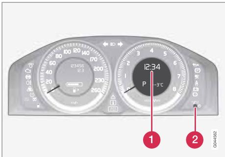 VOLVO V70 3 (2007-2016) - Instruments et commandes - 1