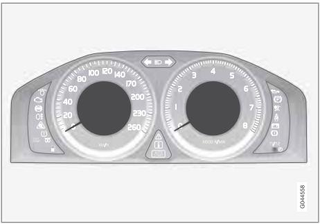 VOLVO V70 3 (2007-2016) - Instruments et commandes - 2
