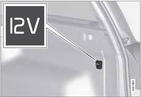 VOLVO V70 3 (2007-2016) - Prise électrique 12 V\* - 1