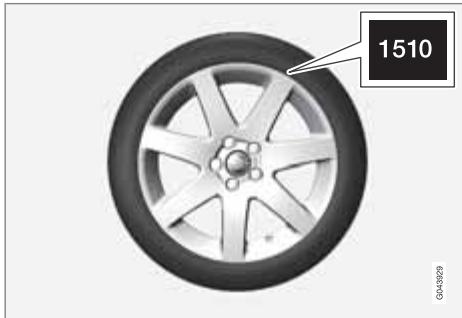 VOLVO V70 3 (2007-2016) - Durée d'utilisation du pneu - 1