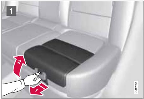 VOLVO V70 3 (2007-2016) - Rabattement du coussin rehausseur 2 niveaux - 1