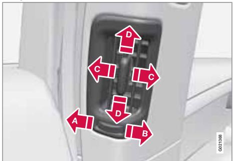 VOLVO V70 3 (2007-2016) - Commandes climatiques - 3