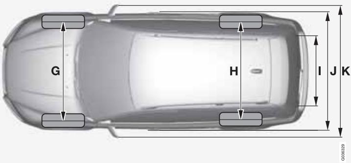 VOLVO V70 3 (2007-2016) - Poids et cotes - 2