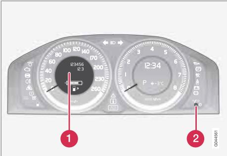 VOLVO V70 3 (2007-2016) - Compteur journalier - 1