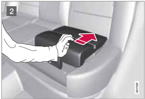 VOLVO V70 3 (2007-2016) - Rabattement du coussin rehausseur 2 niveaux - 2