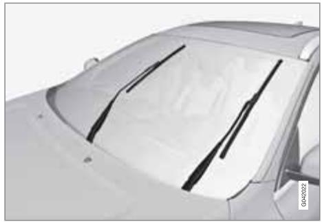 VOLVO V70 3 (2007-2016) - Essuie-glace et essuie-phare - 1