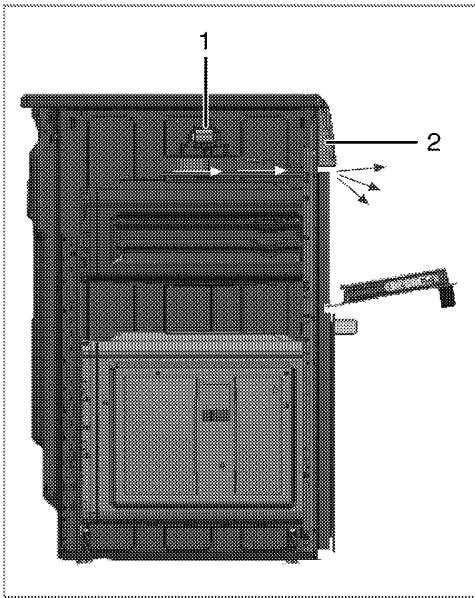 BEKO PF335325DB - Réglages des pieds du four - 2