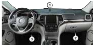 JEEP Grand Cherokee WK2 (2017-2021) - Airbags avant - 1