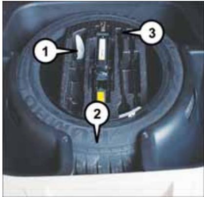 JEEP Grand Cherokee WK2 (2017-2021) - Emplacement du cric - 1