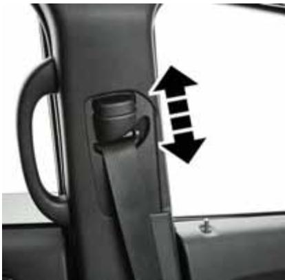 JEEP Grand Cherokee WK2 (2017-2021) - Ancrage supérieur régable de la ceinture à trois points - 1