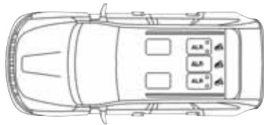 JEEP Grand Cherokee WK2 (2017-2021) - Enrouleurs à blocage automatique (ALR) commutables — Selon l'equipement - 1