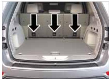 JEEP Grand Cherokee WK2 (2017-2021) - Installation de sièges pour infant avec l'ancrage de sangle supérieur - 1