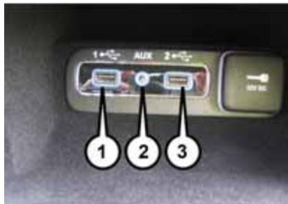 JEEP Grand Cherokee WK2 (2017-2021) - COMMANDES IPOD/USB/LECTEUR MULTIMEDIA - 1