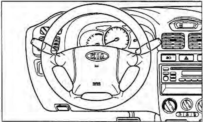 KIA Rio (2003) - Composants du système de sacs gonflables - 1