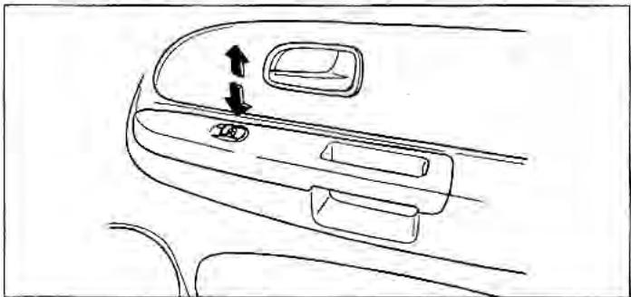 KIA Rio (2003) - Commandes de lève-glaces électriques des passagers - 1