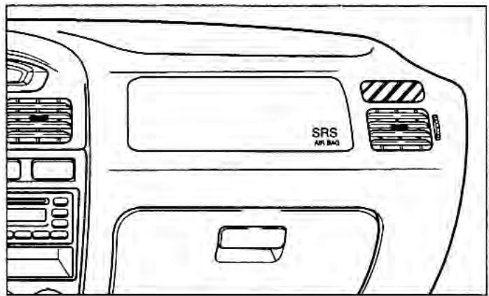 KIA Rio (2003) - Composants du système de sacs gonflables - 2