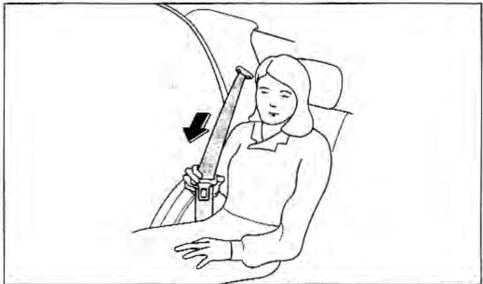 KIA Rio (2003) - Ceinture à baudrier arrière - 1