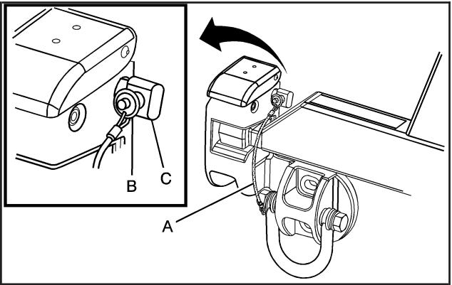 Hummer H2 (2008) - Ouverture du porte-roue de secours - 1
