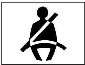 Hummer H2 (2008) - Rappels de ceinture de sécurité Témoins de rappel des ceintures de sécurité - 1