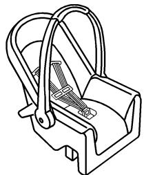 Hummer H2 (2008) - Appareils de retenue pour enfant - 1