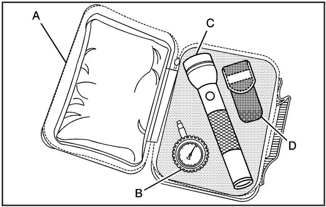 Hummer H2 (2008) - Trousse de premiers soins et trousse à outils - 2