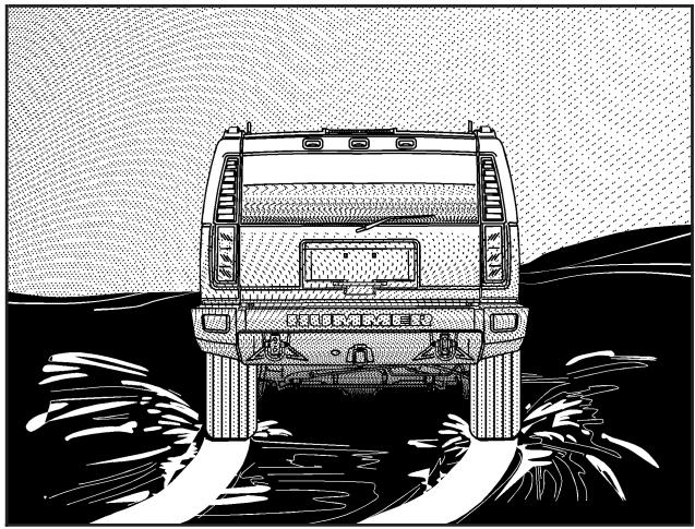 Hummer H2 (2008) - Conduite dans la neige ou sur la glace - 1